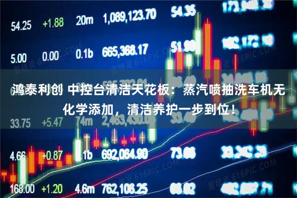 鸿泰利创 中控台清洁天花板：蒸汽喷抽洗车机无化学添加，清洁养护一步到位！
